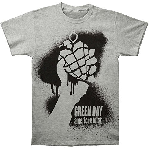 Green Day Green Day Men'S Stencil Ai T-Shirt Grey [T-Shirt]