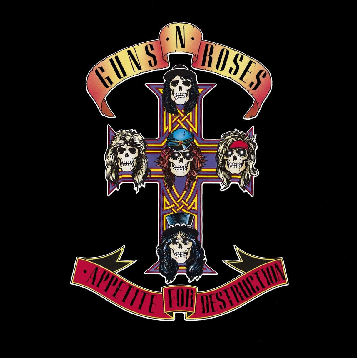 Guns N Roses 的 Appetite For Destruction（限量版 / 全息 GNR 标志）[唱片和 LP]