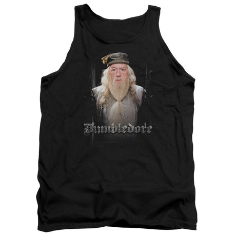 Harry Potter Dumble Doors Mens Tank Top Shirt Black Officially Licensed