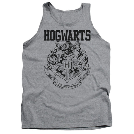 Harry Potter Hogwarts Athletic Mens Tank Top Shirt Athletic Heather Officially Licensed