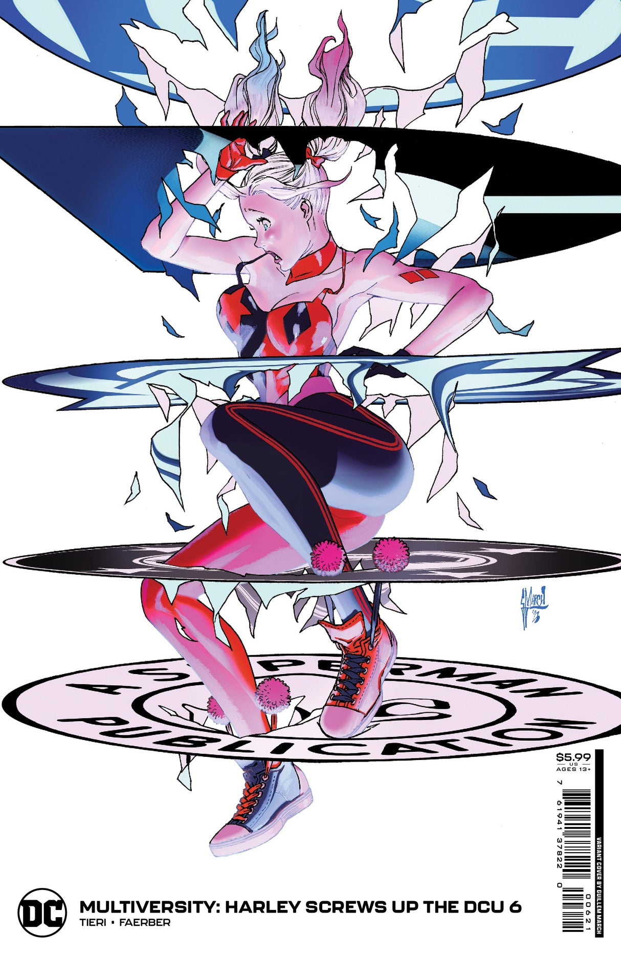 Multiversity Harley Screws Up The Dcu #6 (Of 6) B Guillem March Card Stock Variant (08/08/2023) Dc