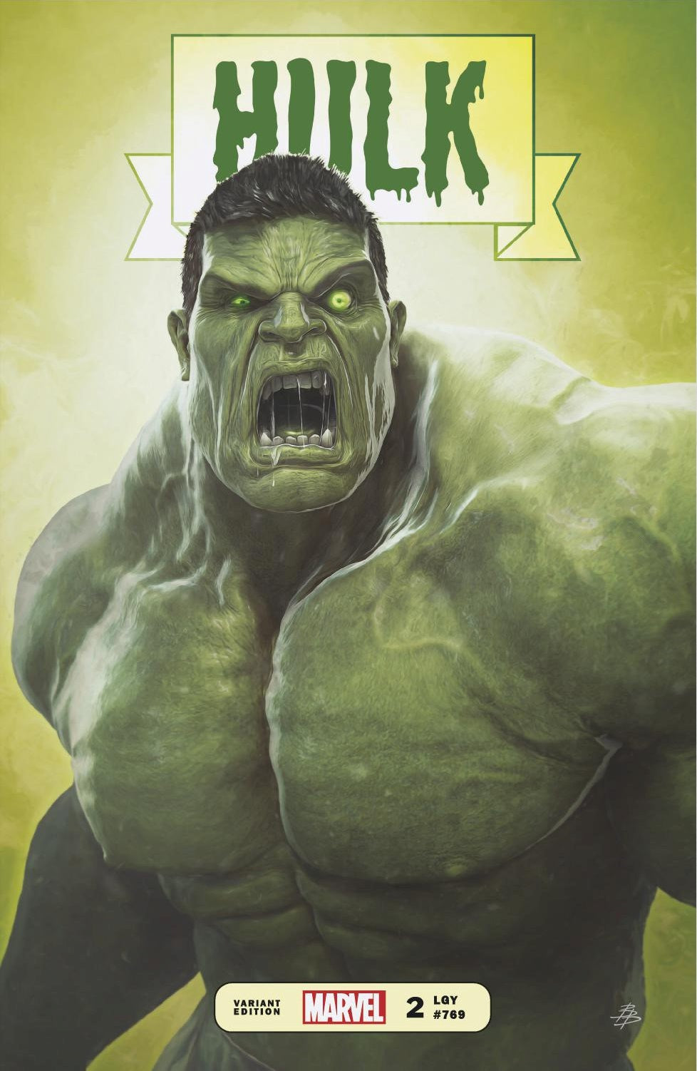 Hulk #2 Bjorn Barends Monster Card Variant (12/01/2021) Marvel