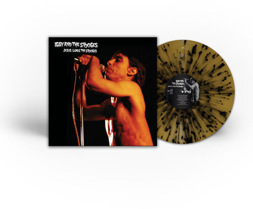 Iggy & Stooges Jesus Loves The Stooges (Black & Gold Splatter Vinyl) [Vinyl] - Apocalypse Vinyl