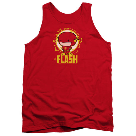 Dc Flash Flash Chibi Mens Tank Top Shirt Red Officially Licensed