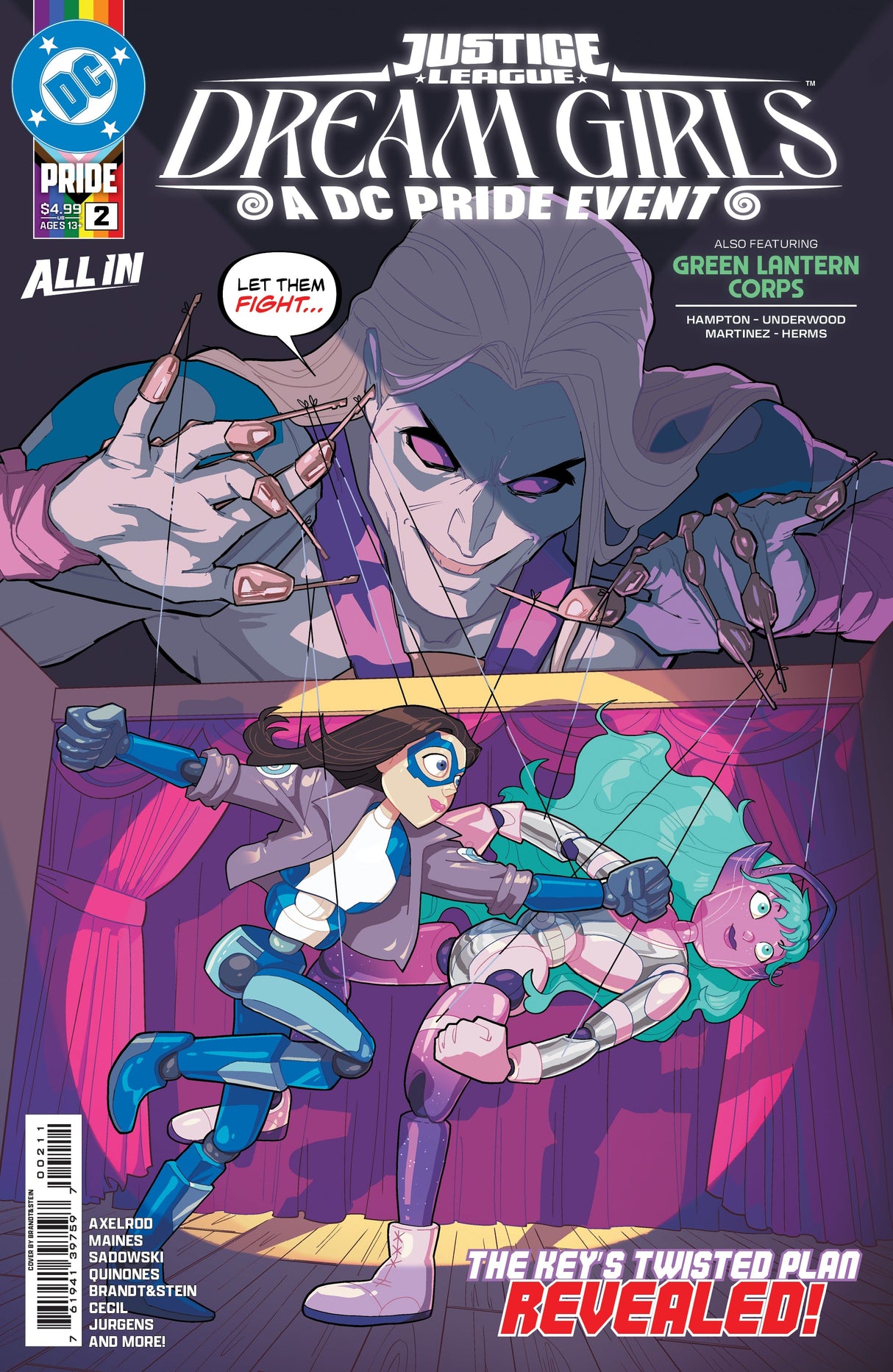 Justice League Dream Girls A Dc Pride Event #2 (Of 4) A Brandt&Stein (06/10/2026) Dc