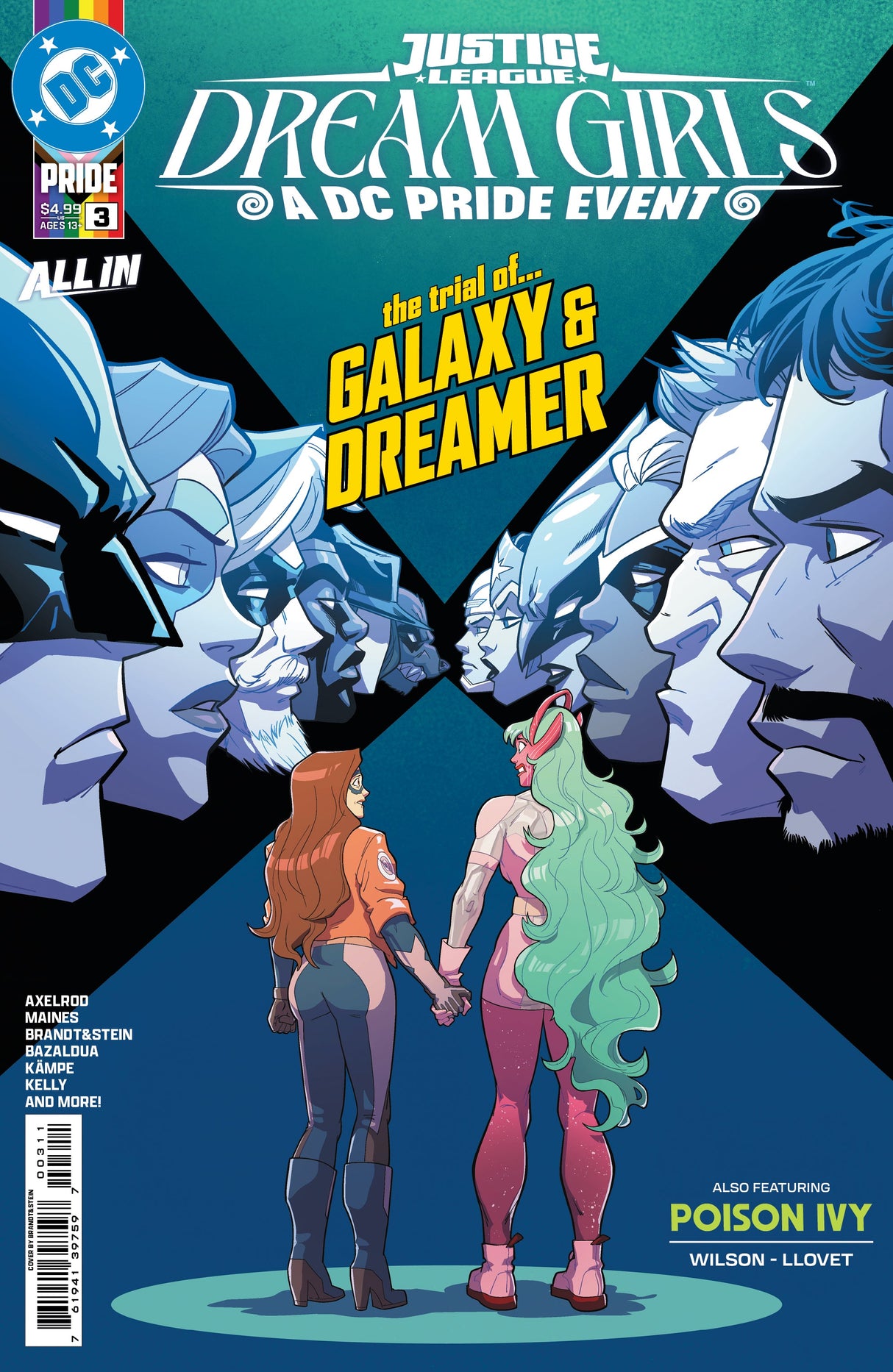 Justice League Dream Girls A Dc Pride Event #3 (Of 4) A Brandt&Stein (06/17/2026) Dc