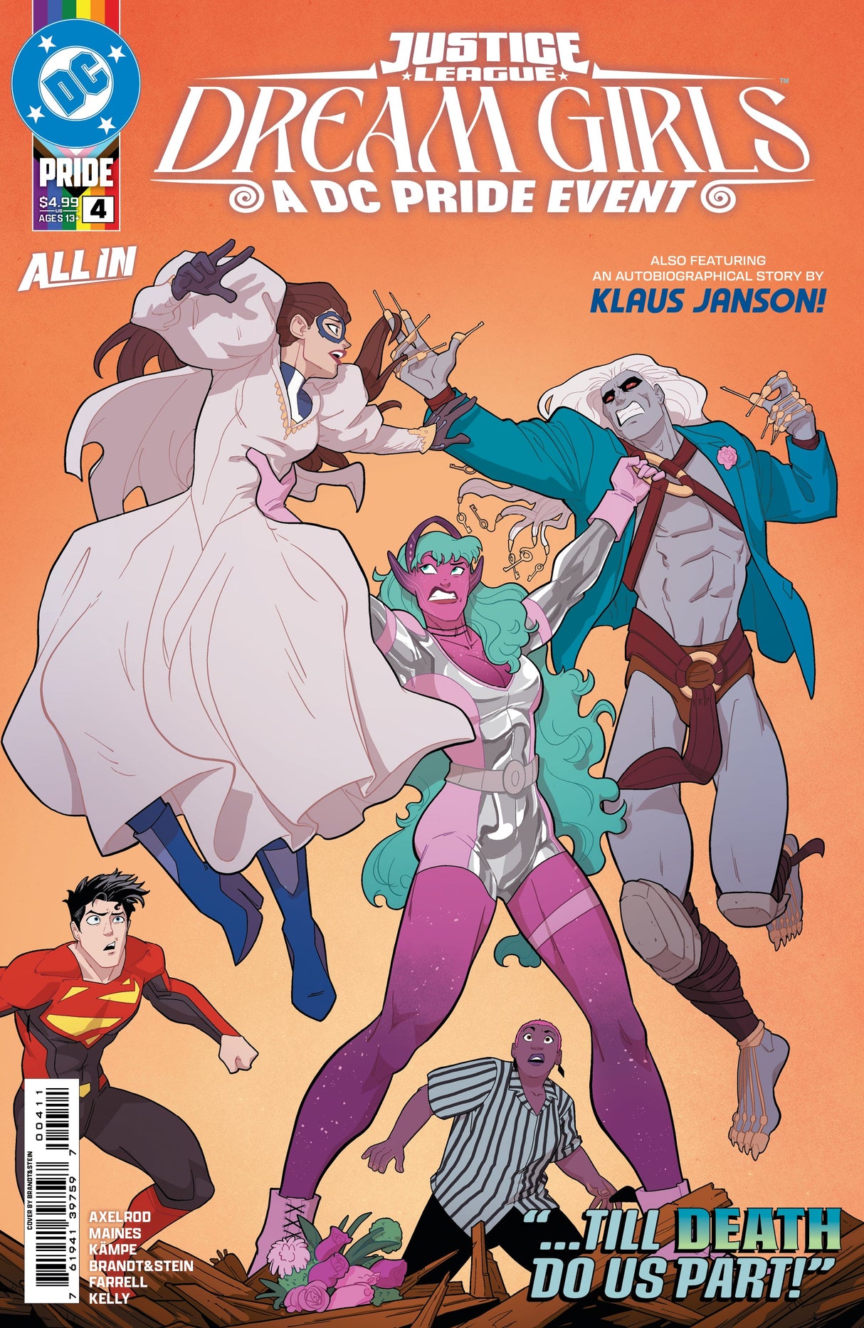 Justice League Dream Girls A Dc Pride Event #4 (Of 4) A Brandt&Stein (06/24/2026) Dc