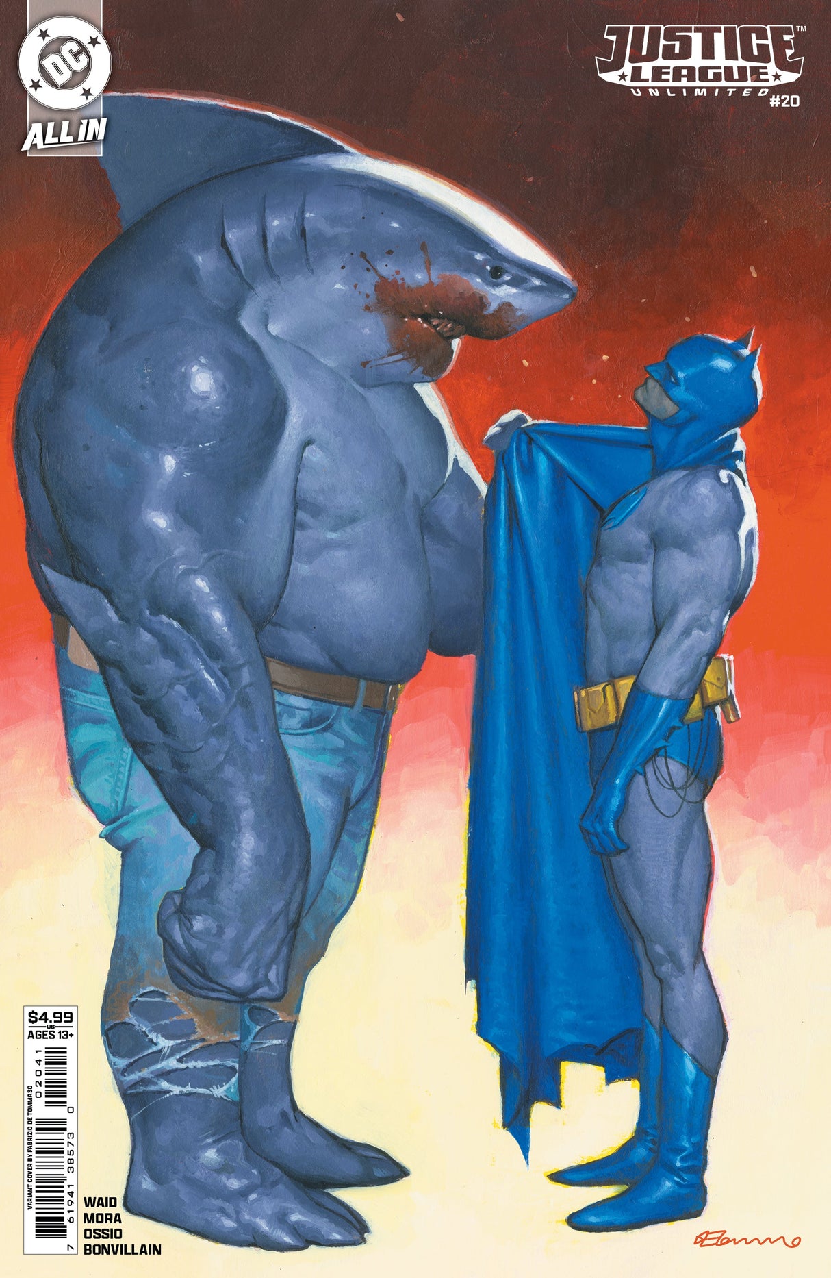 Justice League Unlimited #20 D Fabrizio De Tommaso Variant (06/24/2026) Dc