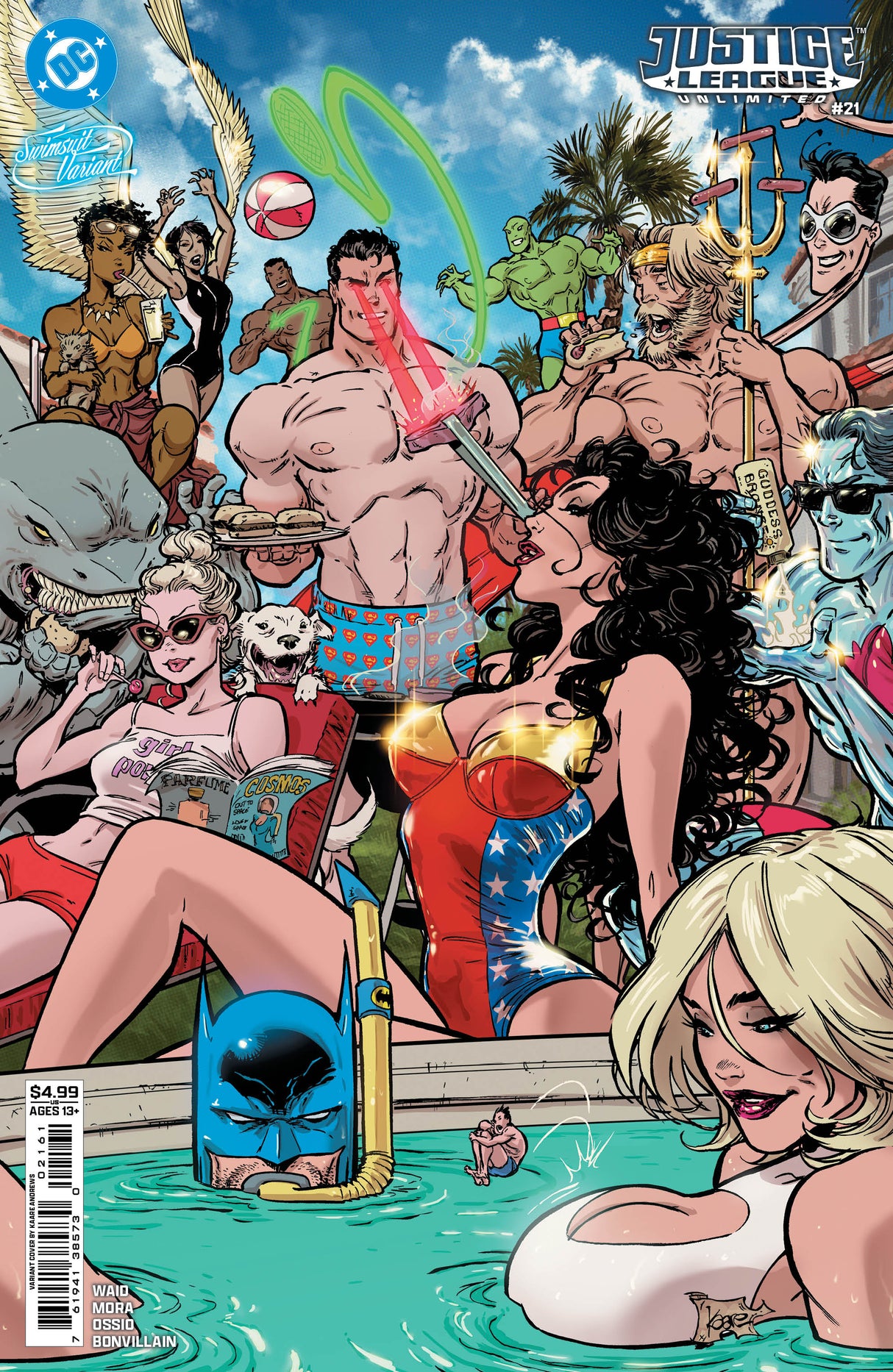 Justice League Unlimited #21 F Kaare Andrews Swimsuit Variant (07/22/2026) Dc