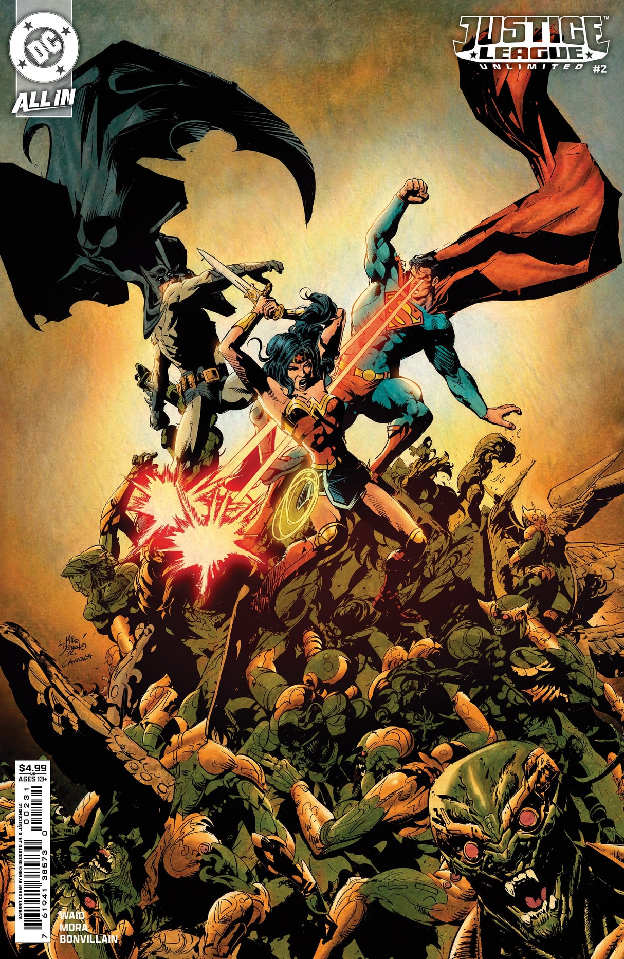 Justice League Unlimited #2 C DC 2024 NM+ 9.6 Mike Deodato Jr Variant