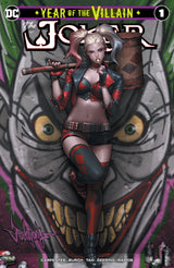 JOKER YEAR OF THE VILLAIN #1 Jeehyung Lee Harley Quinn Graffiti Variant Trade Virgin Set Options (10/09/2019) DC