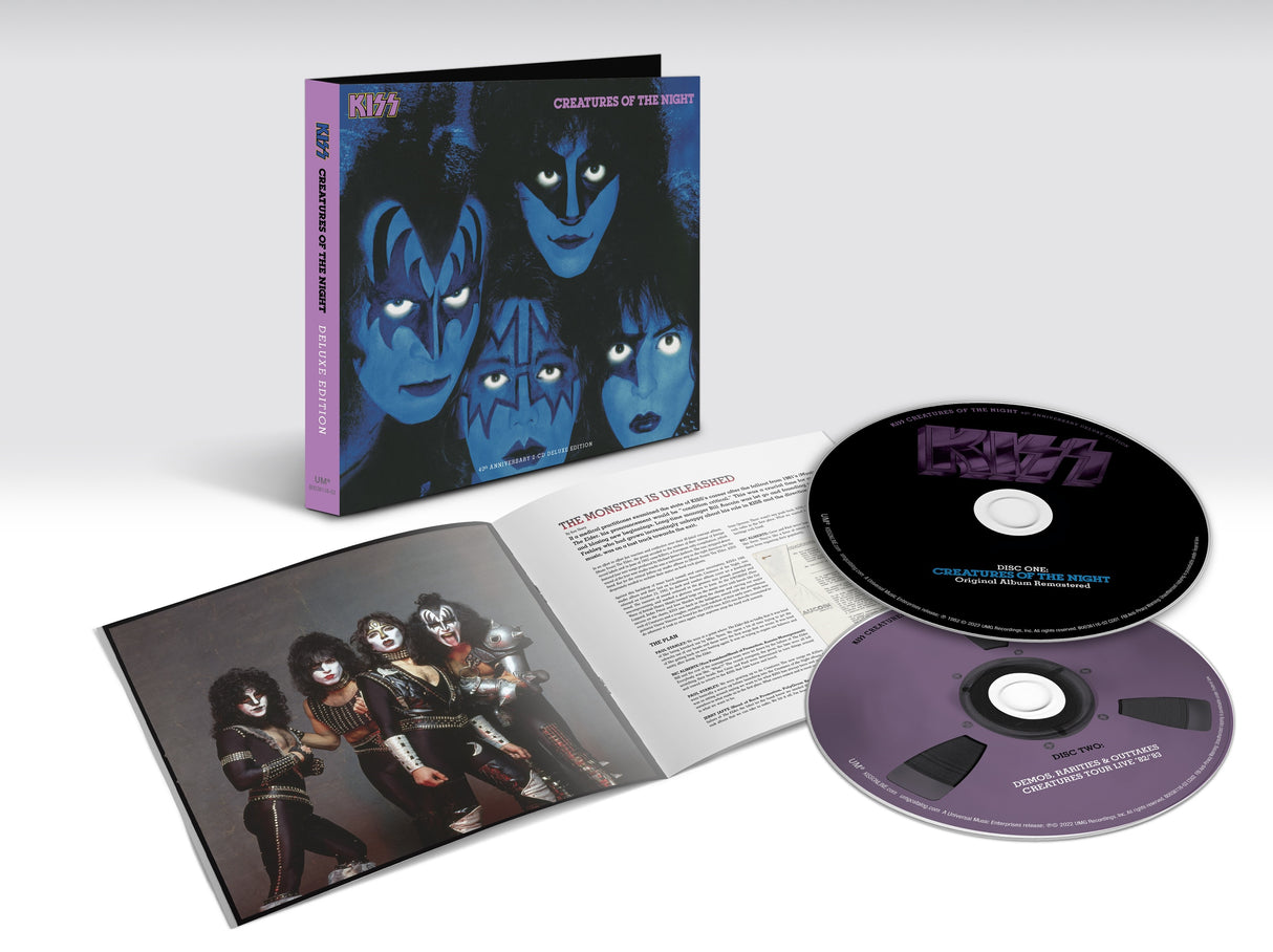 KISS Creatures Of The Night (40.º aniversario) [Edición Deluxe de 2 CD] [CD de música]