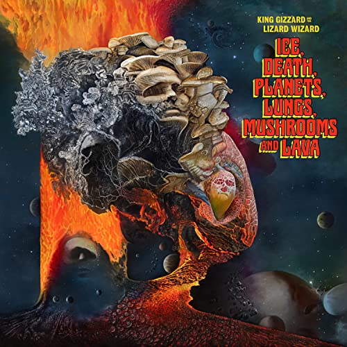 King Gizzard & The Lizard Wizard Ice, Death, Planets, Lungs, Mushrooms and Lava [Recycled Black Wax 2 LP] [Vinyl] - Apocalypse Vinyl