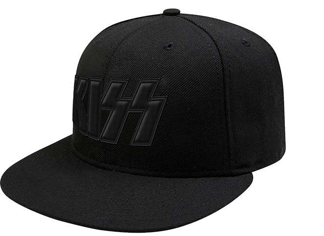 Gorra con cierre a presión Kiss (negra) [Gorra]