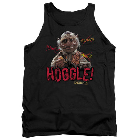 Labyrinth Hoggle Mens Tank Top Shirt Black Officially Licensed