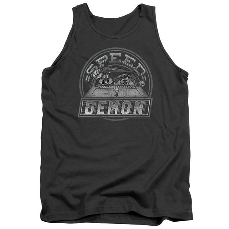 Looney Tunes Speed Demon Mens Tank Top Shirt Charcoal Officially Licensed