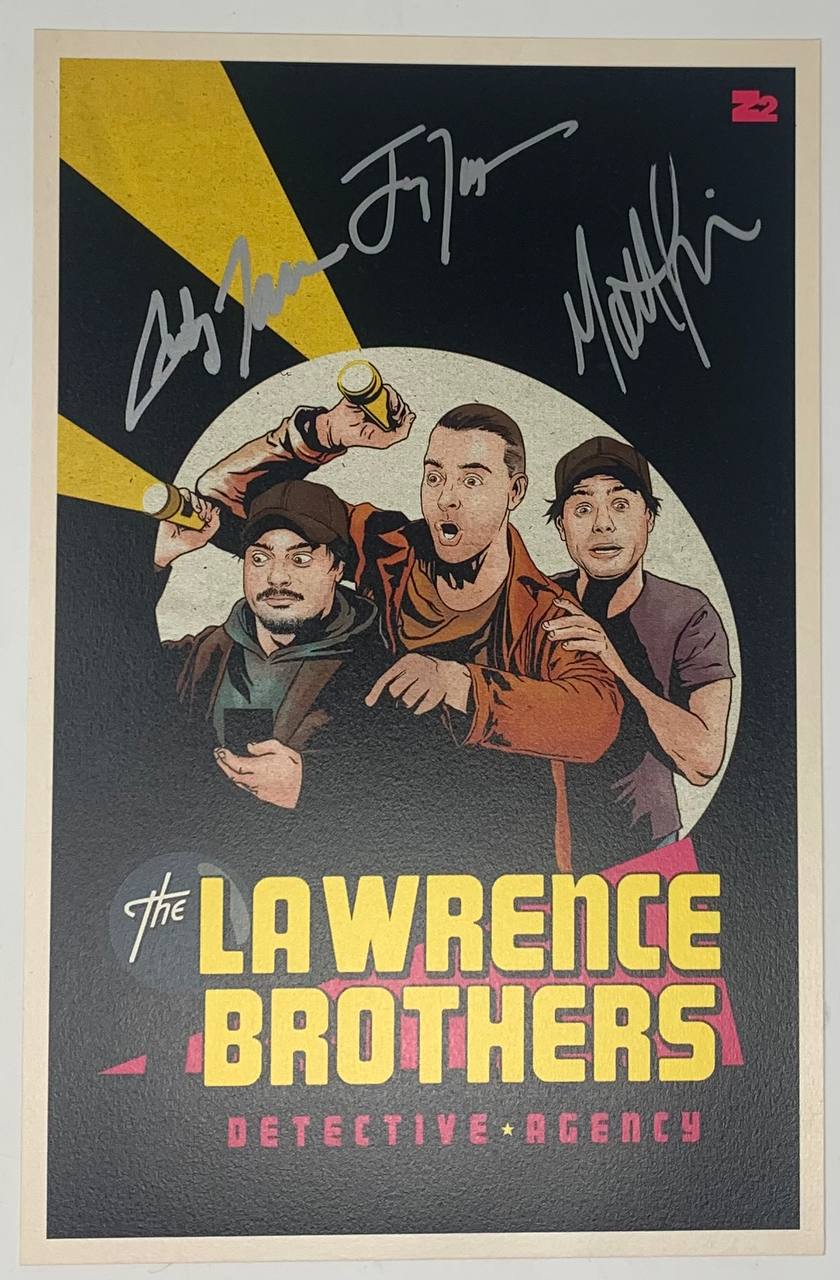 Lawrence Brothers Detective Agency Dlx Trapper Keeper Print Hc SIGNED 3x Joey Lawrence Matthew Andrew (10/07/2026) Z2