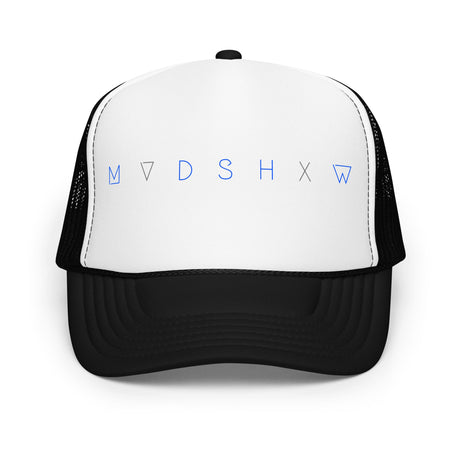 MUDSHOW - Logo White + Black Trucker Hat