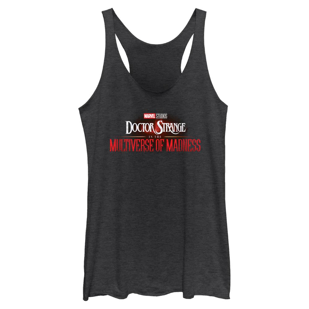 Marvel Doctor Strange Rendered Logo Juniors Tank Top Shirt