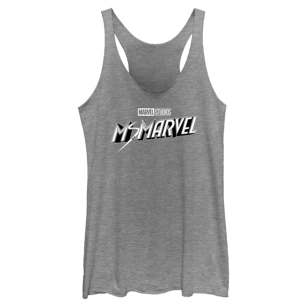 Marvel Black and White Juniors Tank Top Shirt