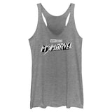 Marvel Black and White Juniors Tank Top Shirt