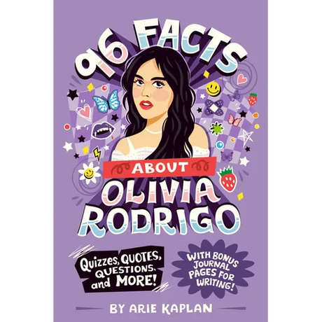 96 Facts About Olivia Rodrigo: Quizzes, Quotes, Questions, and More! With Bonus Journal Pages for Writing!