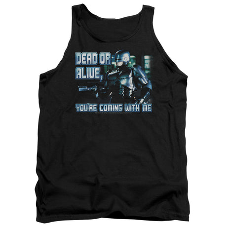 Robocop Dead Or Alive Mens Tank Top Shirt Black Officially Licensed