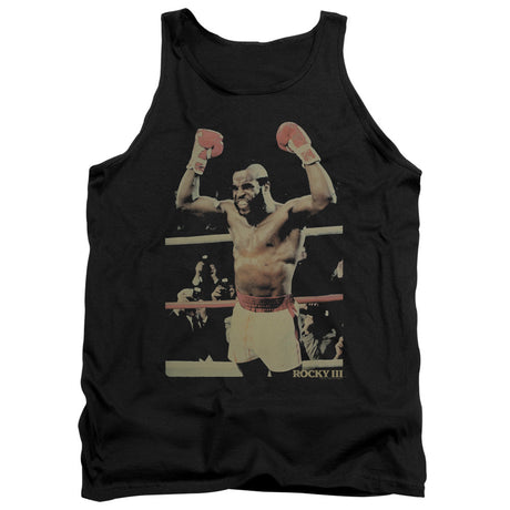 Rocky Iii Clubber Mens Tank Top Shirt Black Officially Licensed