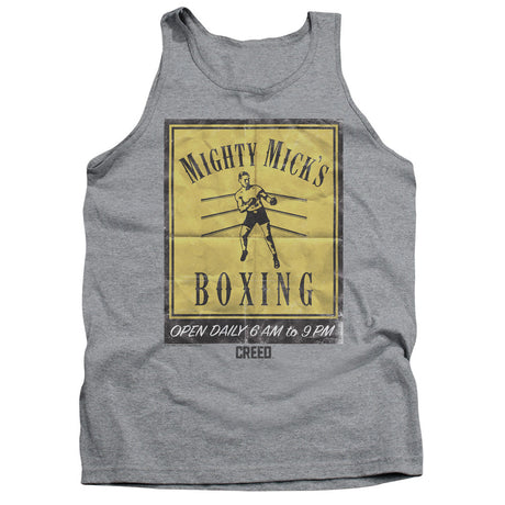 Creed Micks Poster Mens Tank Top Shirt Athletic Heather Officially Licensed