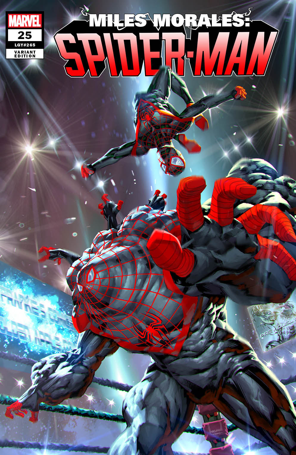 Miles Morales Spider-Man #25 Kael Ngu Wrestling Clone Variant WWE (05/05/2021) Marvel