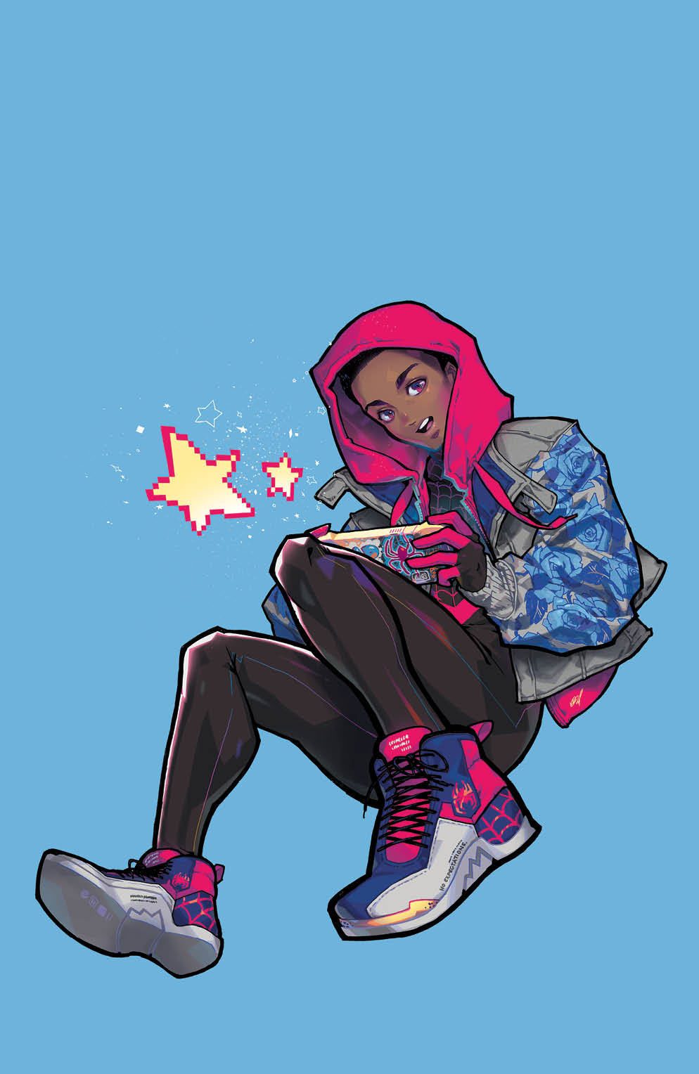 Miles Morales Spider-Man #26 Rose Besch Variant Spider Gwen (06/02/2021) Marvel