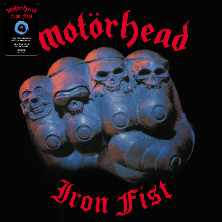 Motörhead Iron Fist (Black & Blue Swirl Vinyl) [Records & LPs]