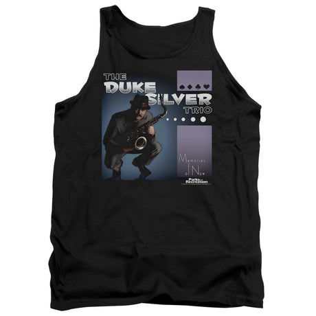 Parks And Rec Album Cover Mens Tank Top Shirt Black