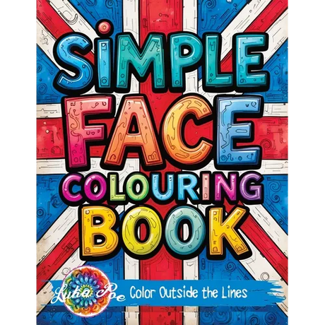 Simple Face: Colouring Book for Teens Featuring Bold Designs, Rock Music Themes, and Fun Graffiti-Style Pages for Relaxation and Stress Relief
