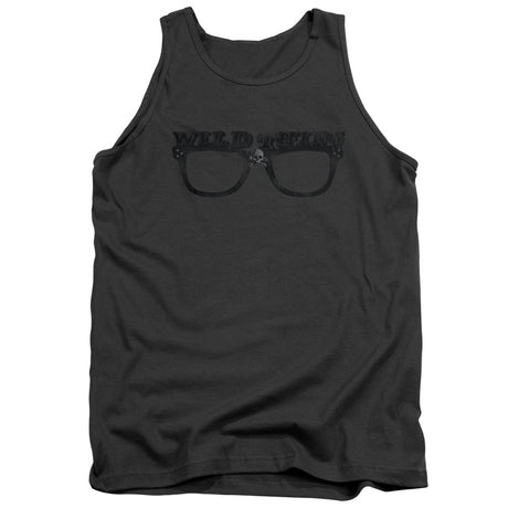 Major League Wild Thing Mens Tank Top Shirt Charcoal Officially Licensed