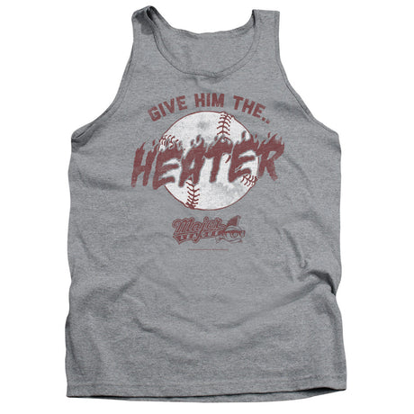 Major League The Heater Mens Tank Top Shirt Athletic Heather Officially Licensed