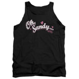 Grease Oh Sandy Mens Tank Top Shirt Black Officially Licensed