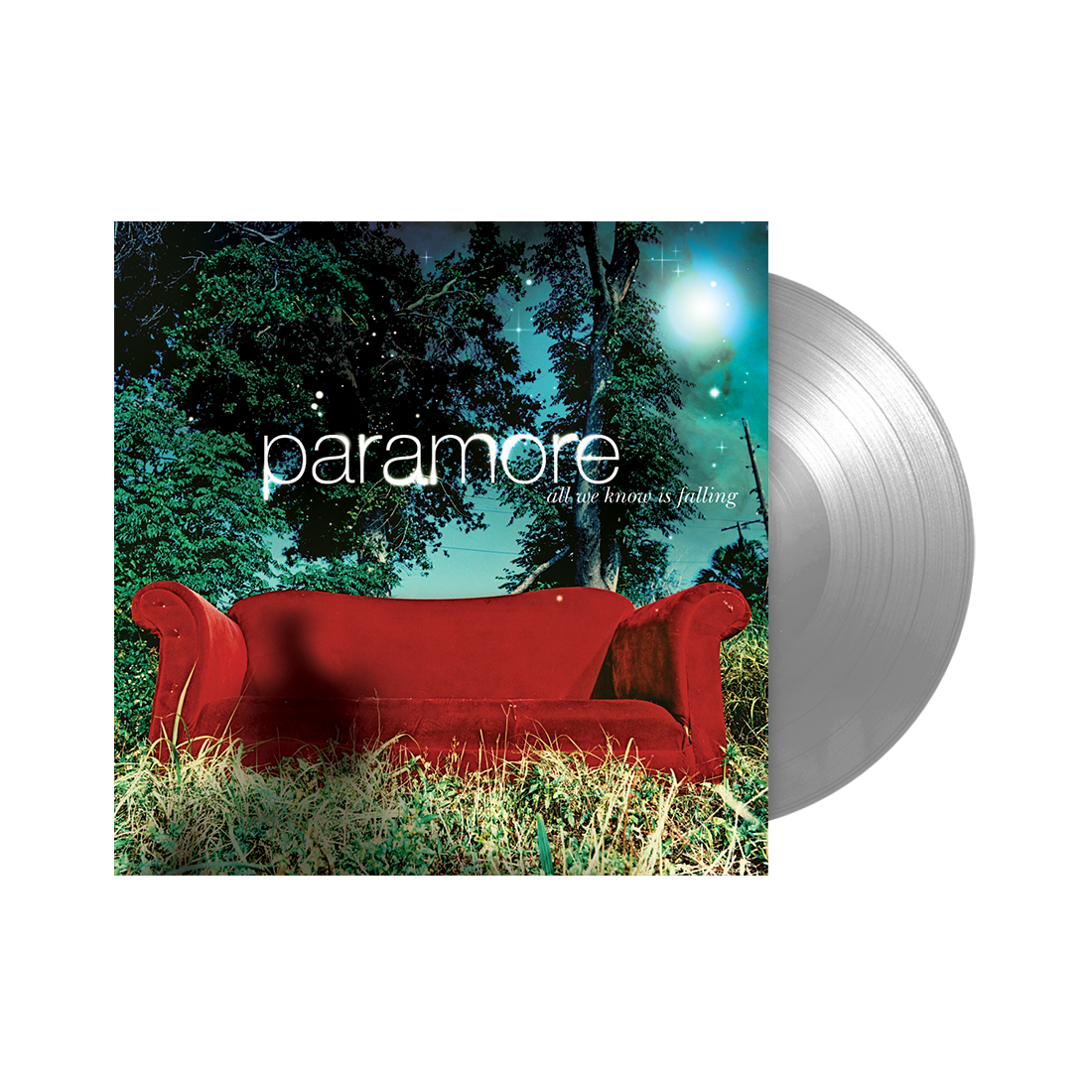 Paramore All We Know Is Falling (vinilo plateado del 25.º aniversario de FBR) [Discos y LP]