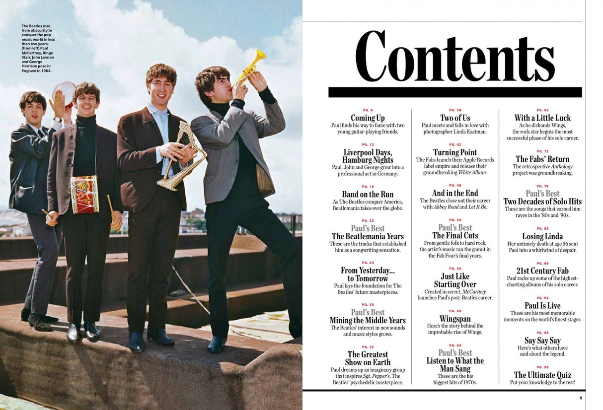 Music Spotlight - Paul McCartney Collectors Edition: From His Early Days To 2023 Tour, A Tribute To The Rock & Roll Legend