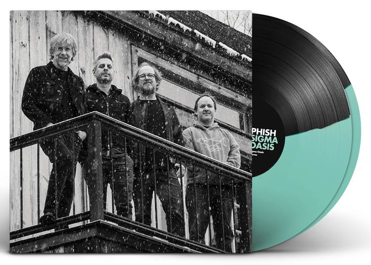 Phish Sigma Oasis [2LP] (Seafoam/Black Split Vinyl, primera edición en vinilo, desplegable, edición limitada) [Discos y LP]