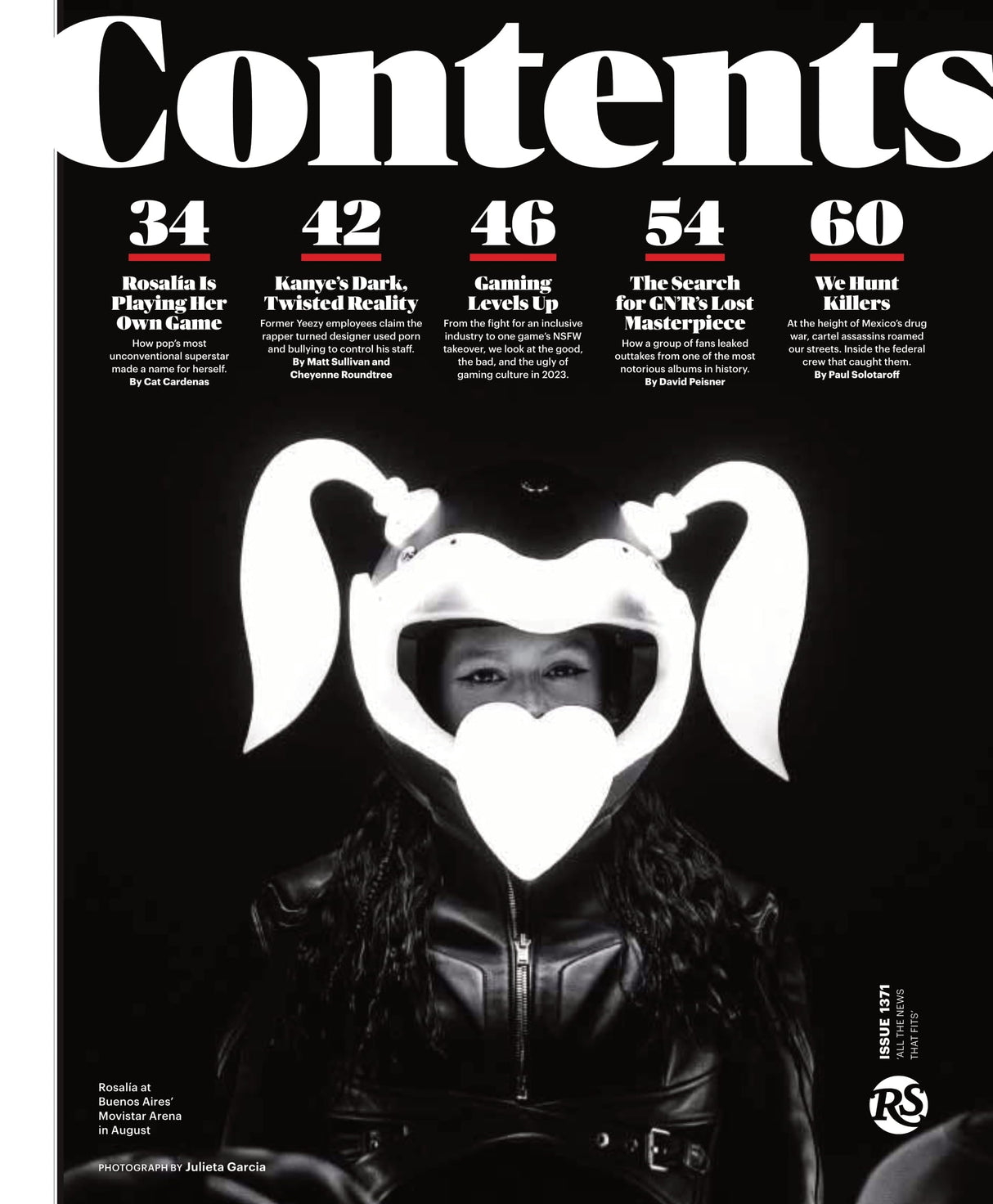 Rolling Stone - January 2023: Rosalía Writes Her Own Rules, Kanye's Dark Twisted Reality, Former Yeezy Employees Come Forward, The Search For A Lost GN'R Masterpiece, Inclusivity In Gaming & More!