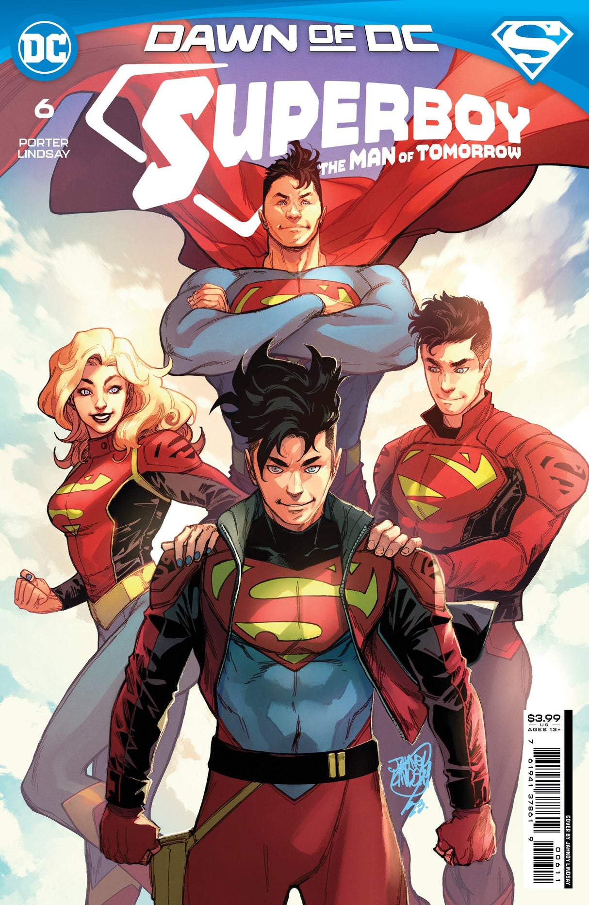 Superboy The Man Of Tomorrow #6 (Of 6) A Jahnoy Lindsay Kenny Porter (09/19/2023) Dc