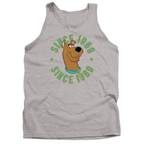 Scooby Doo Scooby 1969 Mens Tank Top Shirt Athletic Heather Officially Licensed
