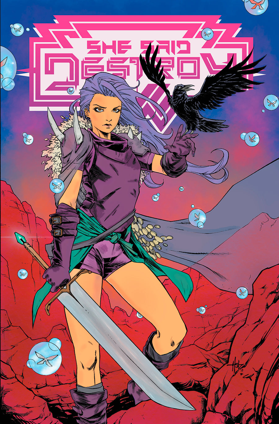 She Said Destroy #1 VAULT 2019 NM Unknown Creees Exclusive Variant