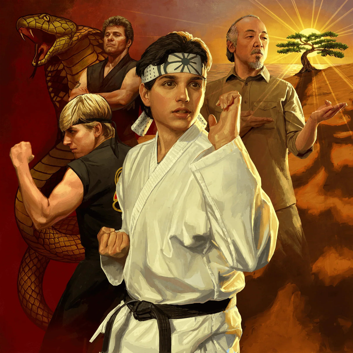 The Karate Kid 40th Anniversary Original Score - 2LP [PaladinVinyl.com Exclusive Canvas color] [Vinyl]