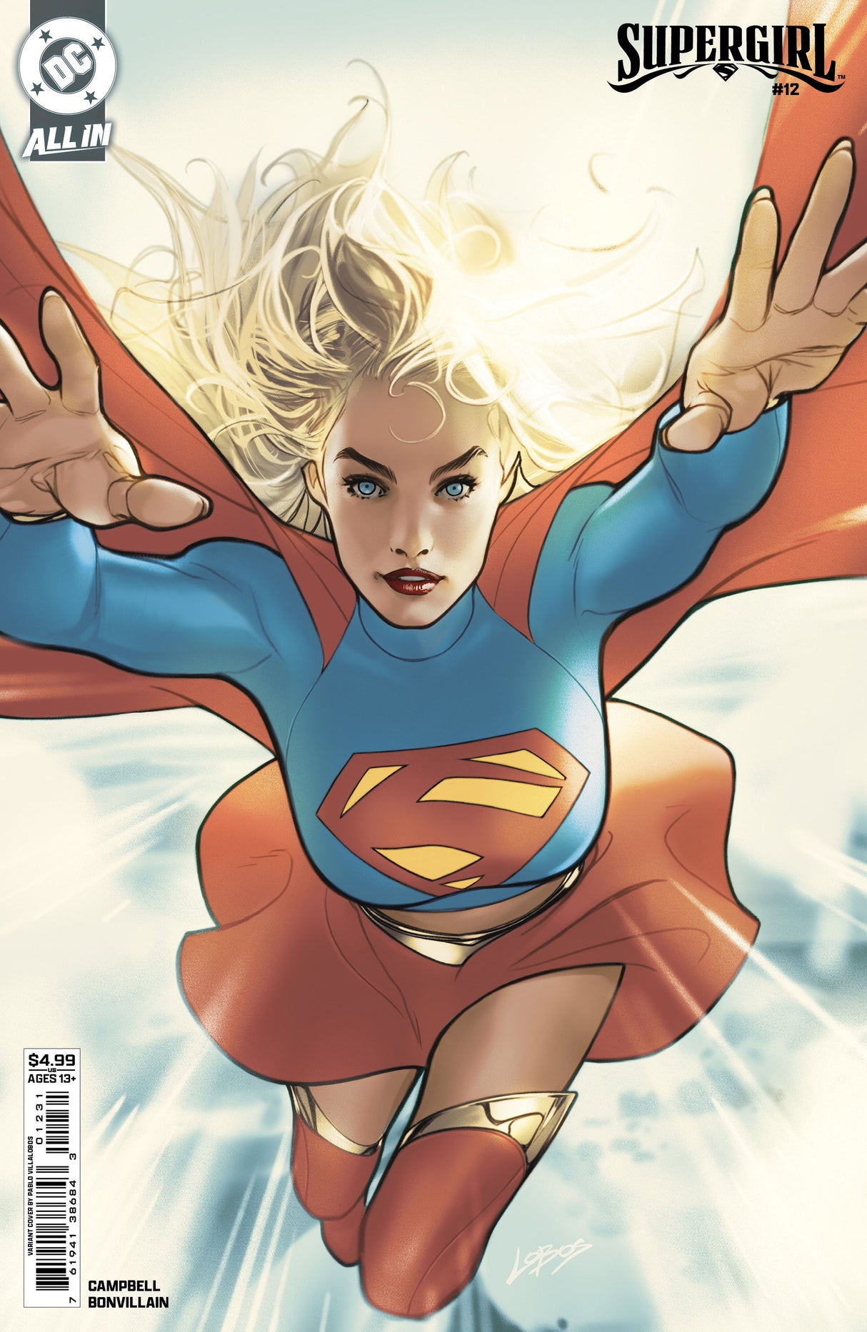 Supergirl #12 C Pablo Villalobos Variant (The Reign Of The Superboys) (04/08/2026) Dc