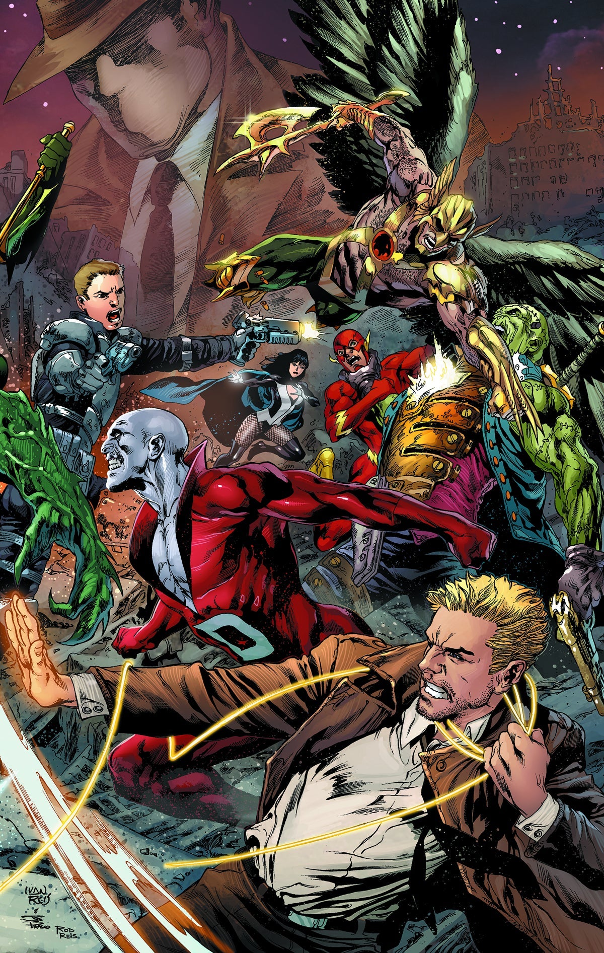 Justice League Of America #6 A (Trinity) 3Rd Series DC 2013 Geoff Johns Ivan Reis