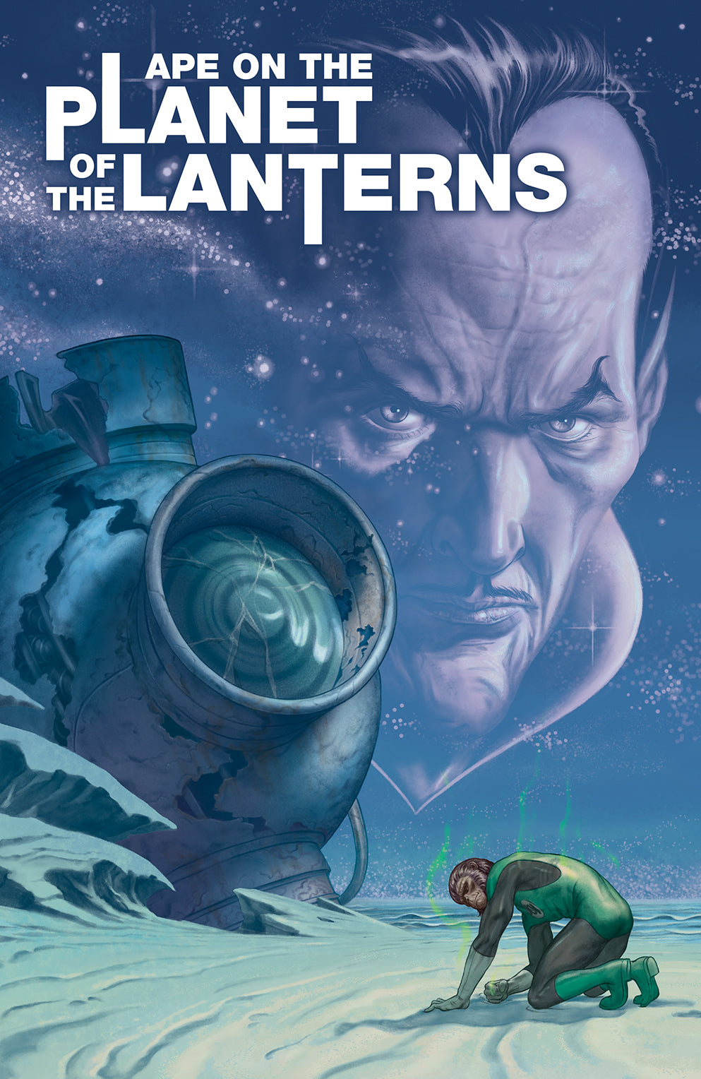 PLANET OF APES GREEN LANTERN #1 Boom 2017 1:15 Steve MORRIS MOVIE Homage Variant