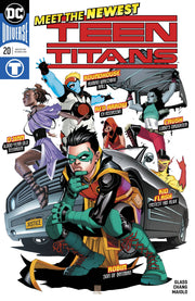 TEEN TITANS #20 A Bernard Chang Adam Glass Crush Lobo Daughter  (07/25/2018) DC