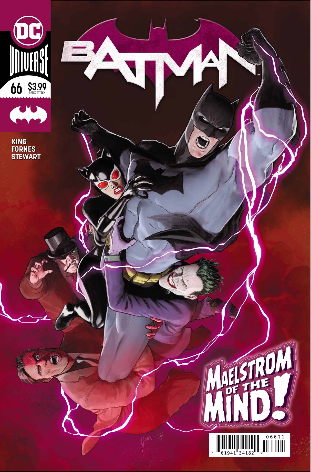 BATMAN #66 A DC 2019 NM Mikel Janin Tom King Joker Catwoman Two-Face
